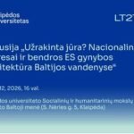 Klaipėdos universitetas kviečia į diskusiją apie Baltijos jūros saugumą
