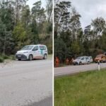 Kelininkai šalina vėjo sukeltas kliūtis