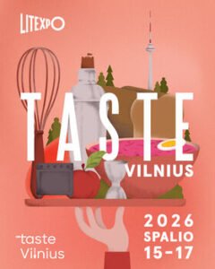 Kvietimas žiniasklaidai: spalio 15 d. prasideda „Taste Vilnius 2026“