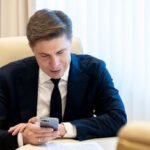 Ministras Pirmininkas M. Sinkevičius kalbėjosi su Ukrainos Prezidentu V. Zelenskiu