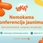 „Swedbank“ jaunimo konferencija „18KĄ?“ – apie savarankiško gyvenimo pradžią, finansus ir ateities pasirinkimus