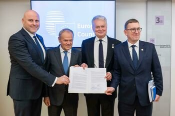 Prezidentas kartu su Estijos, Latvijos ir Lenkijos lyderiais kviečia skirti „Rail Baltica“ projektui reikalingą ES finansavimą