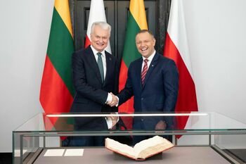 Prezidentas: Abiejų Tautų tarpusavio įžadas – bendros Lietuvos ir Lenkijos istorijos bei bendrų tikslų priminimas