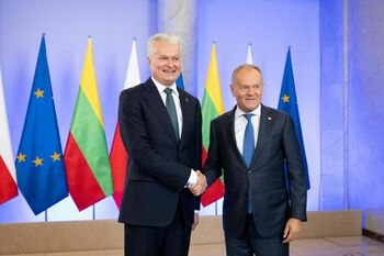 Prezidentas susitiko su Lenkijos Premjeru