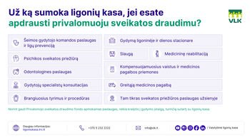 Ligonių kasos apklausa: gyventojų žinios apie privalomąjį sveikatos draudimą gerėja
