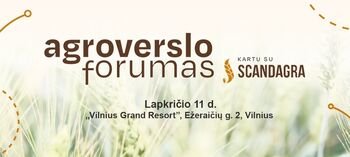 Kainos, rizikos ir technologijos: agroverslo lyderiai aptars, ko tikėtis 2027 m.