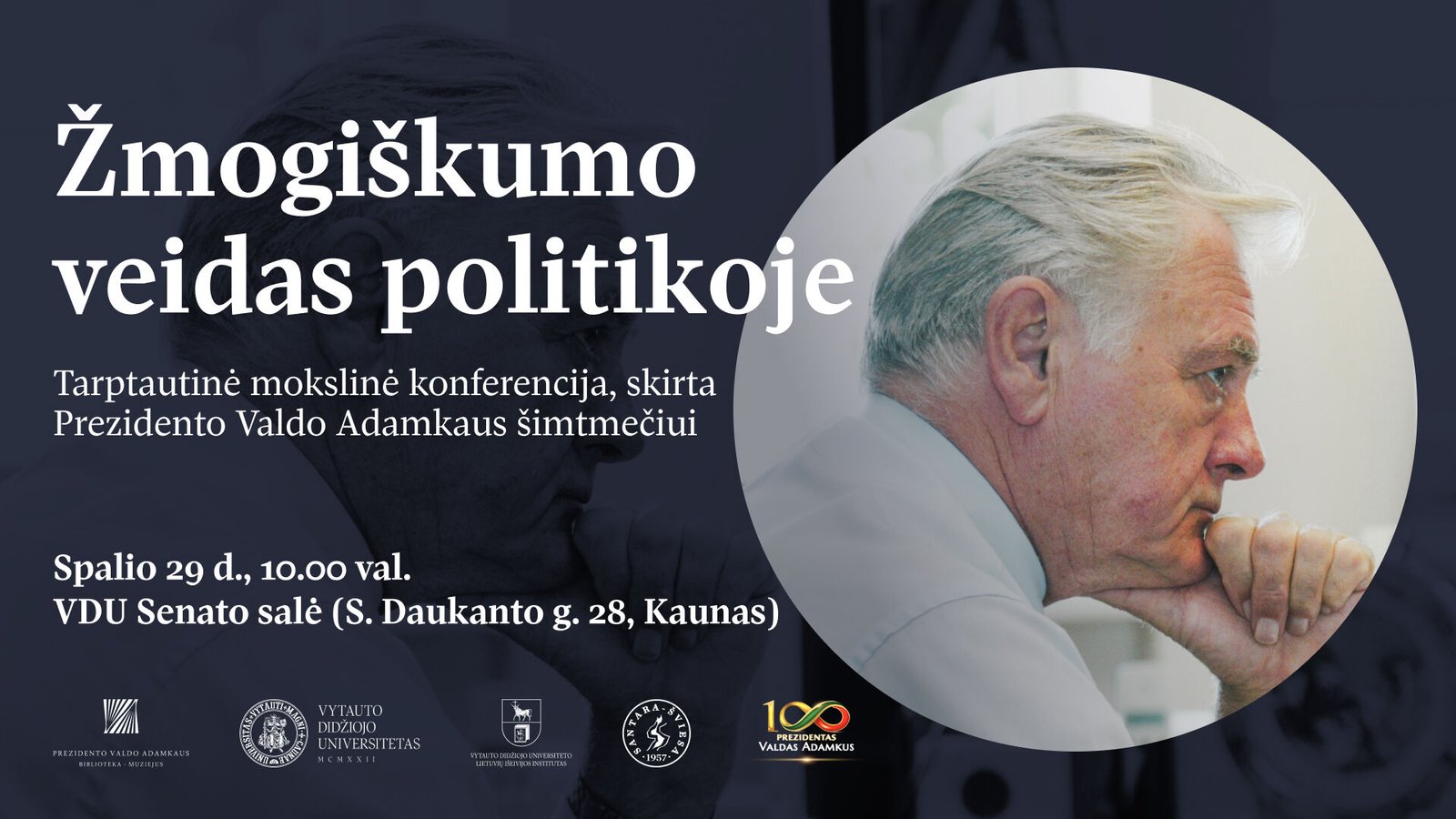 Tarptautinėje VDU konferencijoje – apie V. Adamkaus pasiekimus ir pasaulinius iššūkius