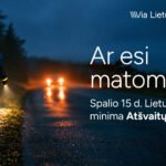 „Via Lietuva“: Atšvaitų dieną gyventojams – 11 tūkst. atšvaitų ir priminimas būti matomiems