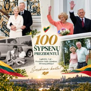 Prezidento V. Adamkaus 100-mečiui – išskirtinė dovana: lietuviai kviečiami padovanoti 100 šypsenų